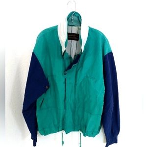 🦠VTG 80s Eddie Bauer color block jacket
